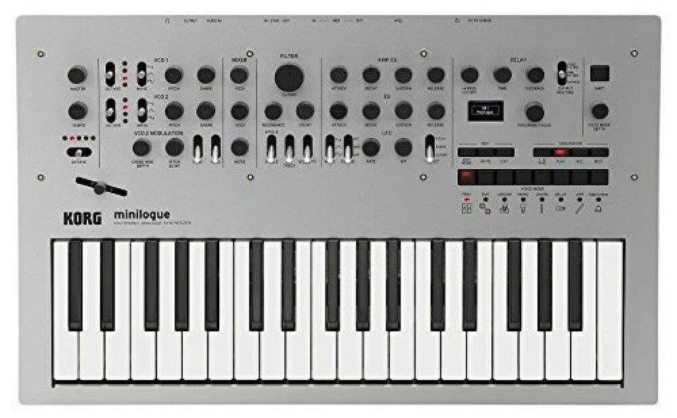 KORG Minilogue Silver Polyphonic Analogue Synthesizer 100% Genuine Product - Image 2 of 4