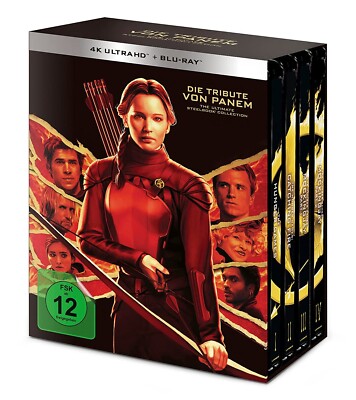 Die Tribute von Panem - Teil 1-3 - 4K Ultra HD Steelbook Coll. 4-UHD+BLU-RAY NEU