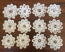 Handmade Crochet Doilies Flower Shape