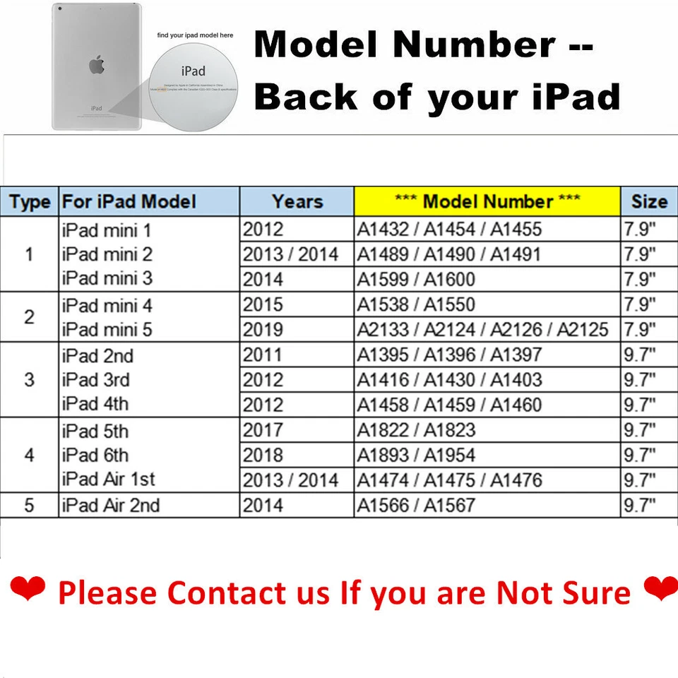 For Apple iPad 2/3/4 Shockproof Defender Dual Layer Hard Case Stand Clip COVER - Image 2 of 4