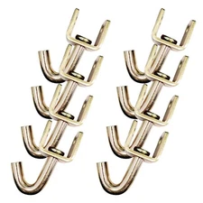 8 Pack Swivel J Hook for 2" Ratchet Buckle Car Hauler Trailer Tow Truck Tie Down