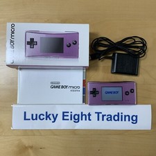 Nintendo Gameboy Micro Purple Box Console Charger BOX 