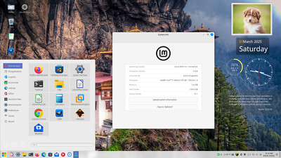 Linux Mint 22.1 Preloaded on 120GB SSD 2.5'' - Windows Theme #7