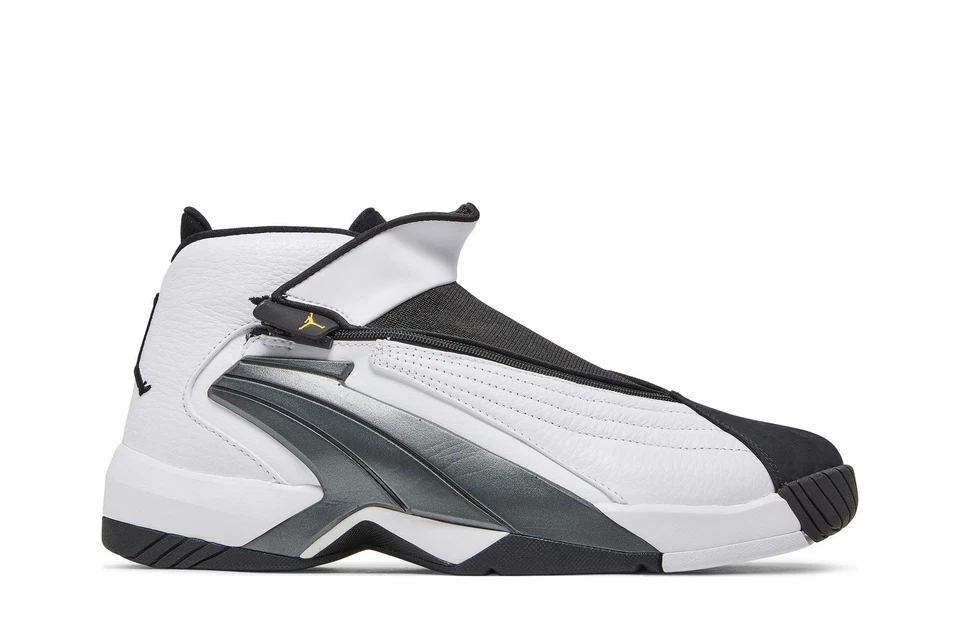 Nike Air Jordan Jumpman Swift Mid White Black Sneakers Men's AT2555-100 - Image 3 of 3