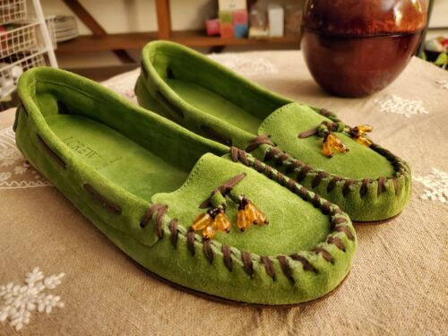 New J Crew Soft Suade Unlined Moccasins Loafers 9 - Picture 2 of 9