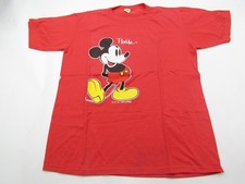 VTG Mickey Mouse T-Shirt Adult Large Florida Velva Sheen Single Stitch Disney