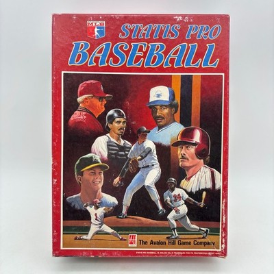 VINTAGE Statis Pro Baseball Full 1988 Season Partially Unpunched Avalon Hill MLB