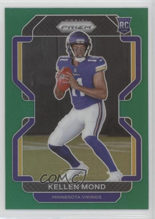 2021 Panini Prizm Rookie Green Prizm Kellen Mond #351 Rookie RC 0yj9