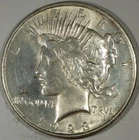 Lot of 10 Peace Silver Dollars $1 Coins, 90% silver