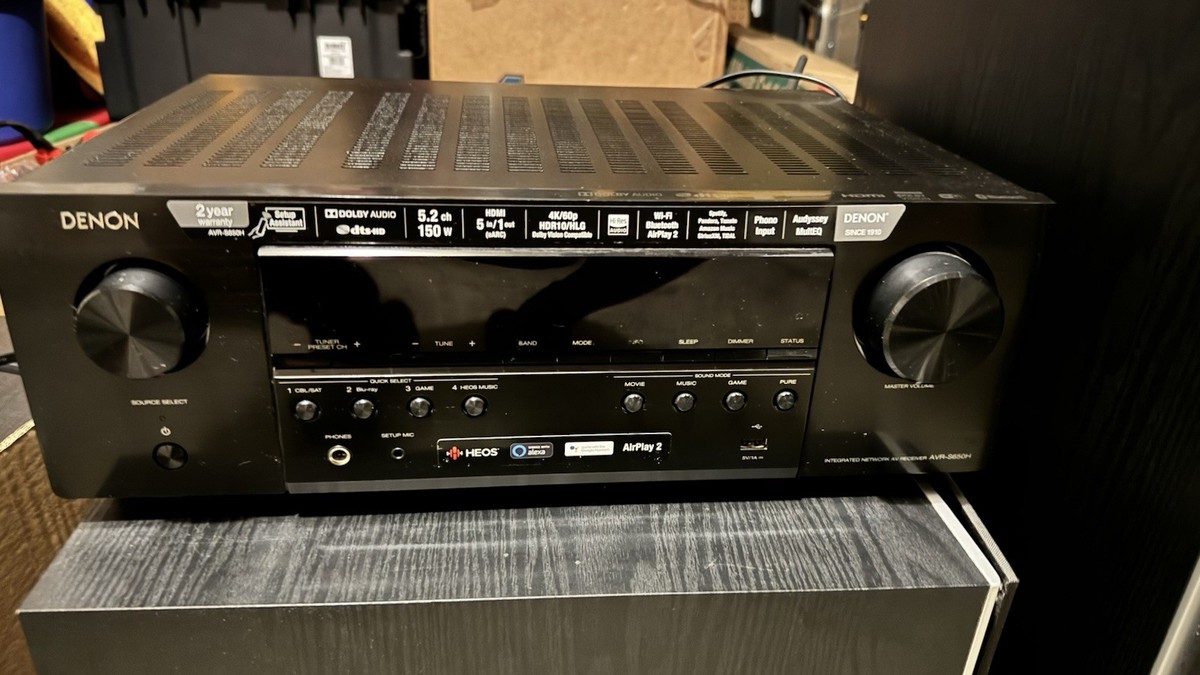 Denon AVR-S650H 5.2 Channel 340W Receiver | eBay