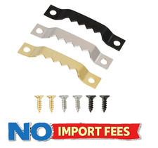 Small Sawtooth Picture Hangers with Screws - 50 Pack, Picture Hanging Hooks Perf