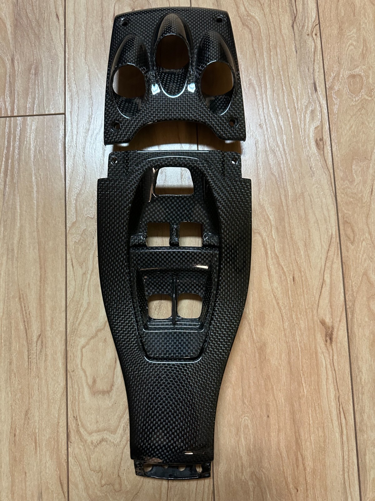 Ferrari 458 Spider Carbon Fiber Center Console Plate & F1 Trim