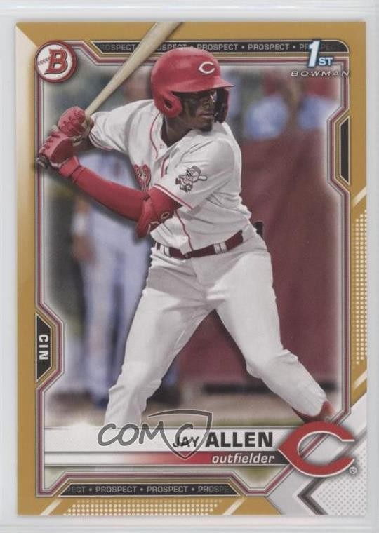 2021 Bowman Draft Gold 33/50 Jay Allen #BD-11 0ok8