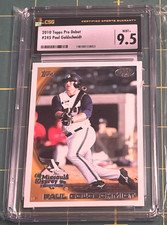 2010 Topps Pro Debut Paul Goldschmidt Pre Rc CSG 9.5 Tough Card! 245 33