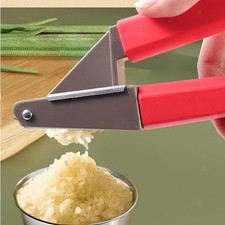 Knoblauchpresse aus Edelstahl, Knoblauchzerkleinerer, , professionelles