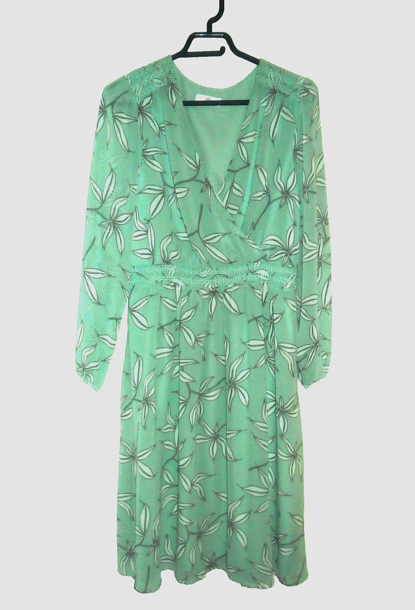 DESIGN - Robe longue à détail cape oversize - Vert