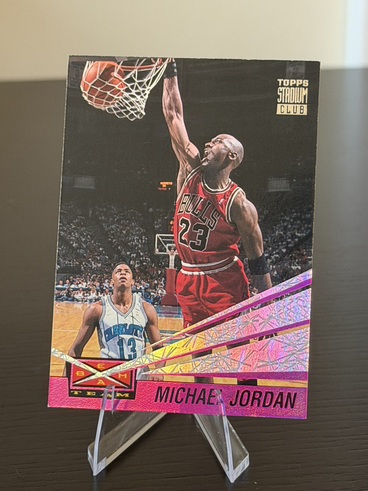 Michael Jordan 1993 Topps Stadium Club #4 Beam Team Price Guide