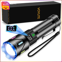 LED Taschenlampe Aufladbar 1000000 Lumen Extrem Hell FüR Outdoor Camping