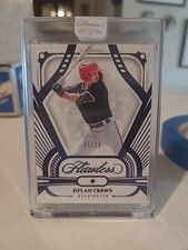 2024 Panini Flawless Dylan Crews #13/15 Washington Sapphire /15 (AU, RC)