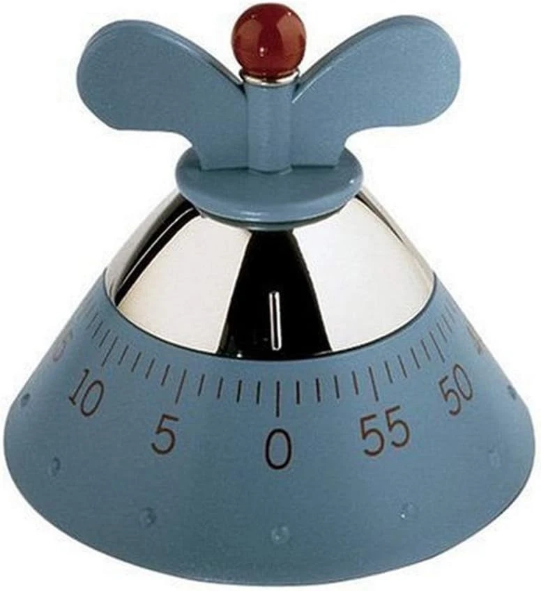 Alessi Michael Graves Kitchen Timer Blue A09 Mechanical Timer A di Alessi