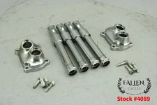 2019 Harley Tri Glide Engine Pushrod Lifter Roller Tappet Cover Set CHROME #4089