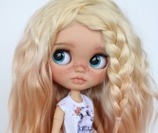 OOAK Custom TBL Neo Blythe Doll Artist Annydolls Blonde MOHAIR
