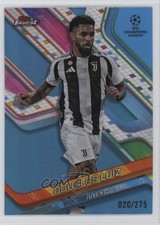 2024 Finest UEFA Club Competitions Sky Blue Refractor /275 Douglas Luiz #23 0n0t