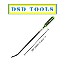 DSD TOOLS 30" X 12.7mm Angled Pry Bar Fully Hardened DS1407