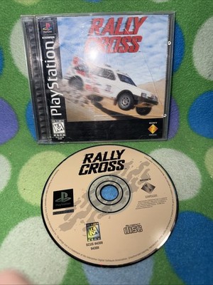 Sony Rally Cross PS1 Racing Game Manual Multiplayer Split Screen Ka 1997