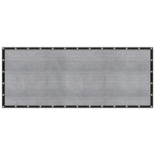 60-70% Shade Cloth 8x20FT Heavy Duty Knitted Mesh Tarp with Grommets Mesh Scr...