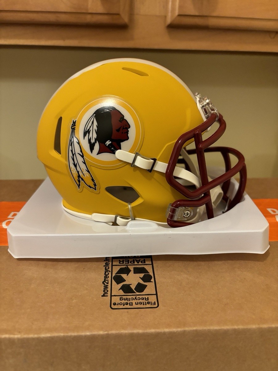 Washington Redskins Matte Yellow Custom Concept Mini Football