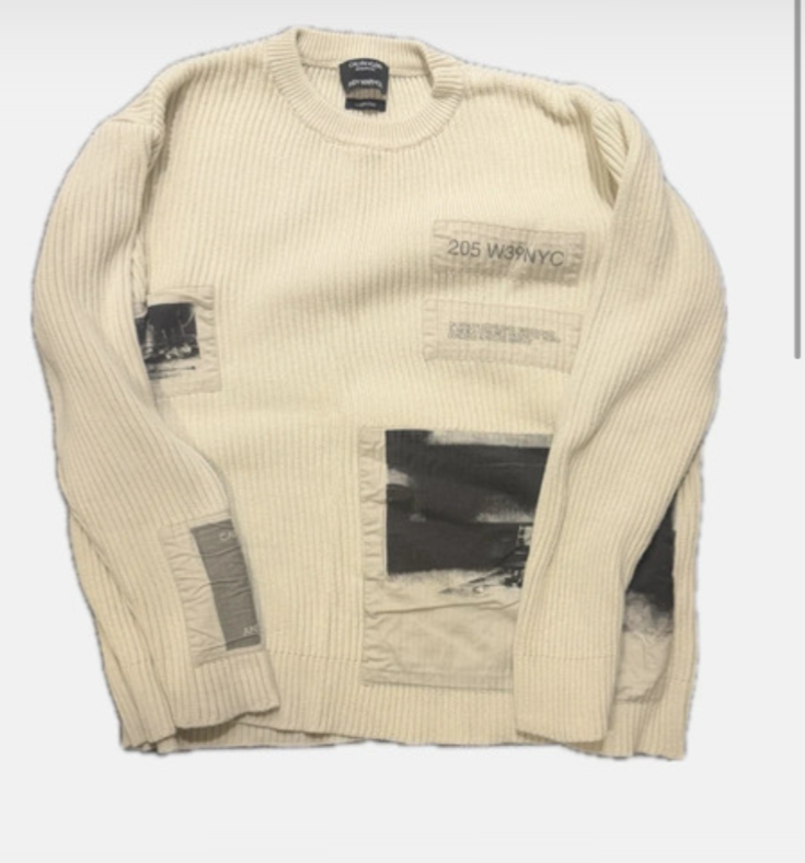  205W39NYC スラックス　raf simons Raf Simons Calvin Klein 205W39NYC Andy Warhol patchwork jumper | eBay