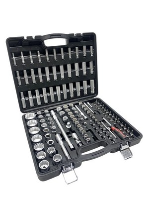 Steckschlüsselsatz KS Tools 917.0133 1/4+3/8+1/2 12-kant 128-tlg.