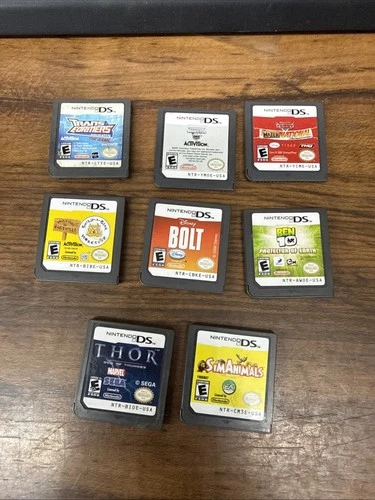 Lot Of 8 Nintendo Ds Game Cartridges