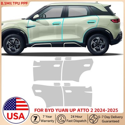 For BYD ATTO 2 2024-UP Doors Precut Paint Protection Film Clear PPF TPU Kit