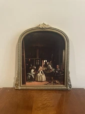 Las Meninas Diego Velazquez Ornate Gold Framed Print 10x11.5 Spanish Baroque Art