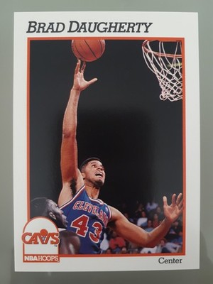 1991-92 NBA Hoops Brad Daugherty #36 Cleveland Cavaliers B Basketball