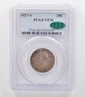 1927-S Standing Liberty Quarter VF30 PCGS CAC Beautiful Tone *0722