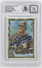 Frank Thomas 2023 Topps Allen Ginter Silver Portrait Signed Beckett BGS 10 Auto