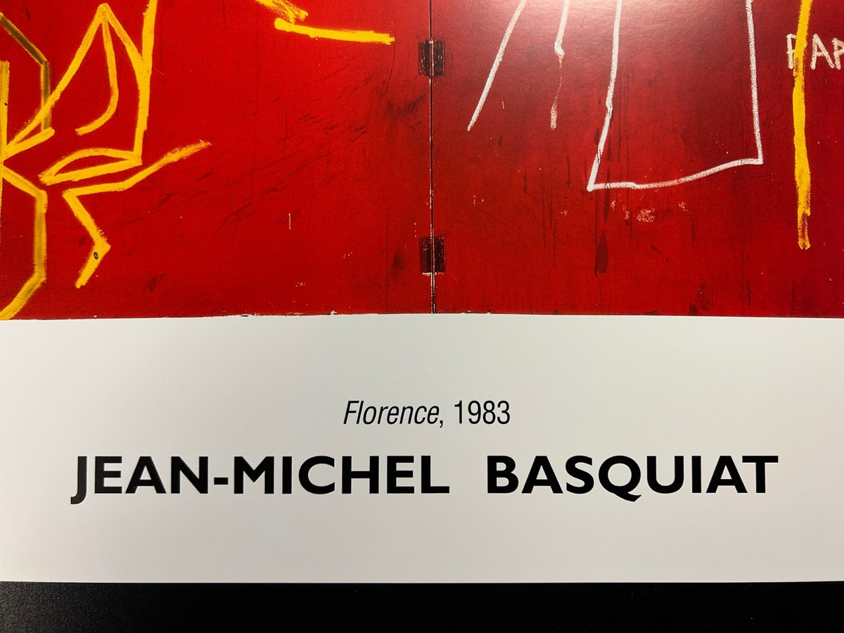 Florence by Jean-Michel Basquiat Art Print 2002 Italy Pop Poster
