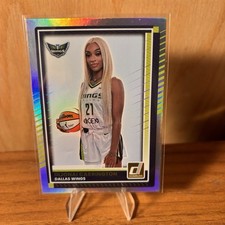 DiJonai Carrington Dallas Wings Silver Parallel 2025 Donruss WNBA #27