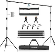 Photo Video Studio 10 x 10Ft Heavy Duty Adjustable Backdrop Stand