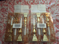 8 Christmas Candle Window Lights - 8 AA Battery Powered  READ CONDITION 