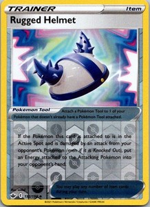 Rugged Helmet 152/198 Chilling Reign Reverse Holo Uncommon Trainer