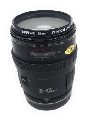 Vintage Canon EF 35-105mm F/3.5-4.5 Zoom Lens Japan 58mm UV Filter W Sigma Case