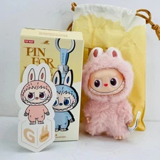 POP MART Labubu The Monsters Pin For Love Series Mini Vinyl Plush Doll Pendant G