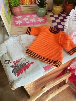 Ensemble Complet Neuf Pour Poupée Françoise Mode Et Travaux - 3 Pièces, Taille 40, 07/54