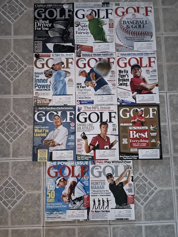 Golf Magazine 2010 February- December  