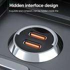 Dual USB Car Charger Adapter Fast Charging Compatible with Wide Voltage Input