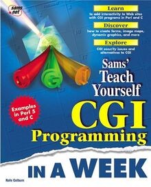 CGI Programming in a Week (Sams Teach Yourself...) von R... | Buch | Zustand gut